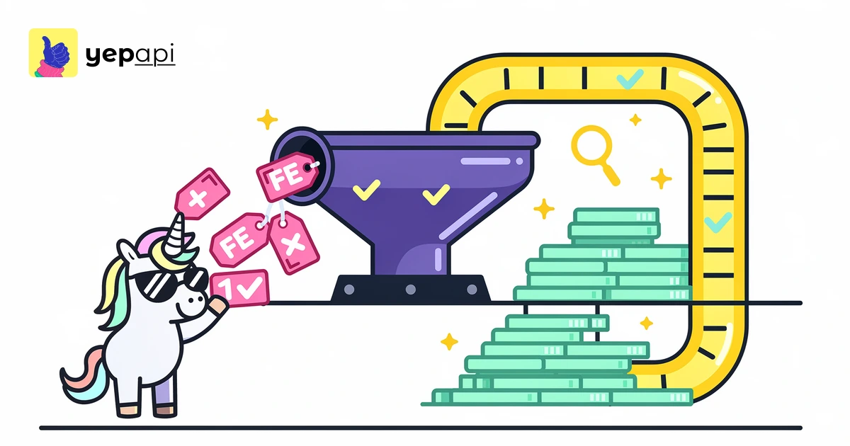Unicorn sorting how to find keyword search volume tags through a funnel into Google, YouTube, and bulk bins