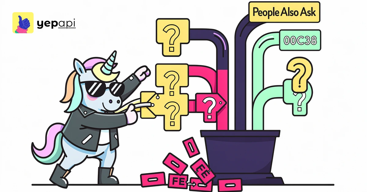 Unicorn sorting question tags through a People Also Ask gate for how to rank in people also ask boxes