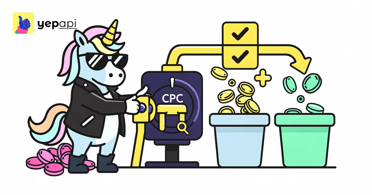 Unicorn sorting what is CPC meanings into bins for Certified Professional Coder, cost-per-click, and company name