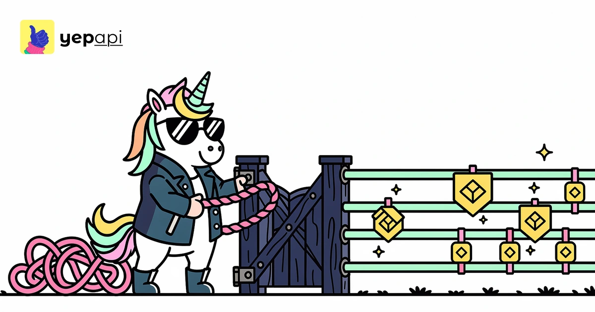 Unicorn sorting ropes through a link gate for what is internal and external linking in seo